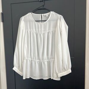 Elegant White Women's Top